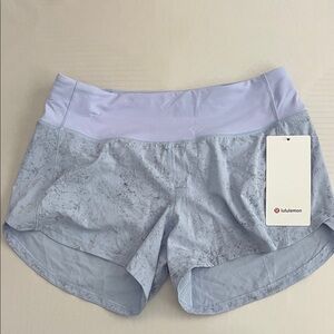 lululemon athletica Women's Marble Purple/Gray Athletic Shorts